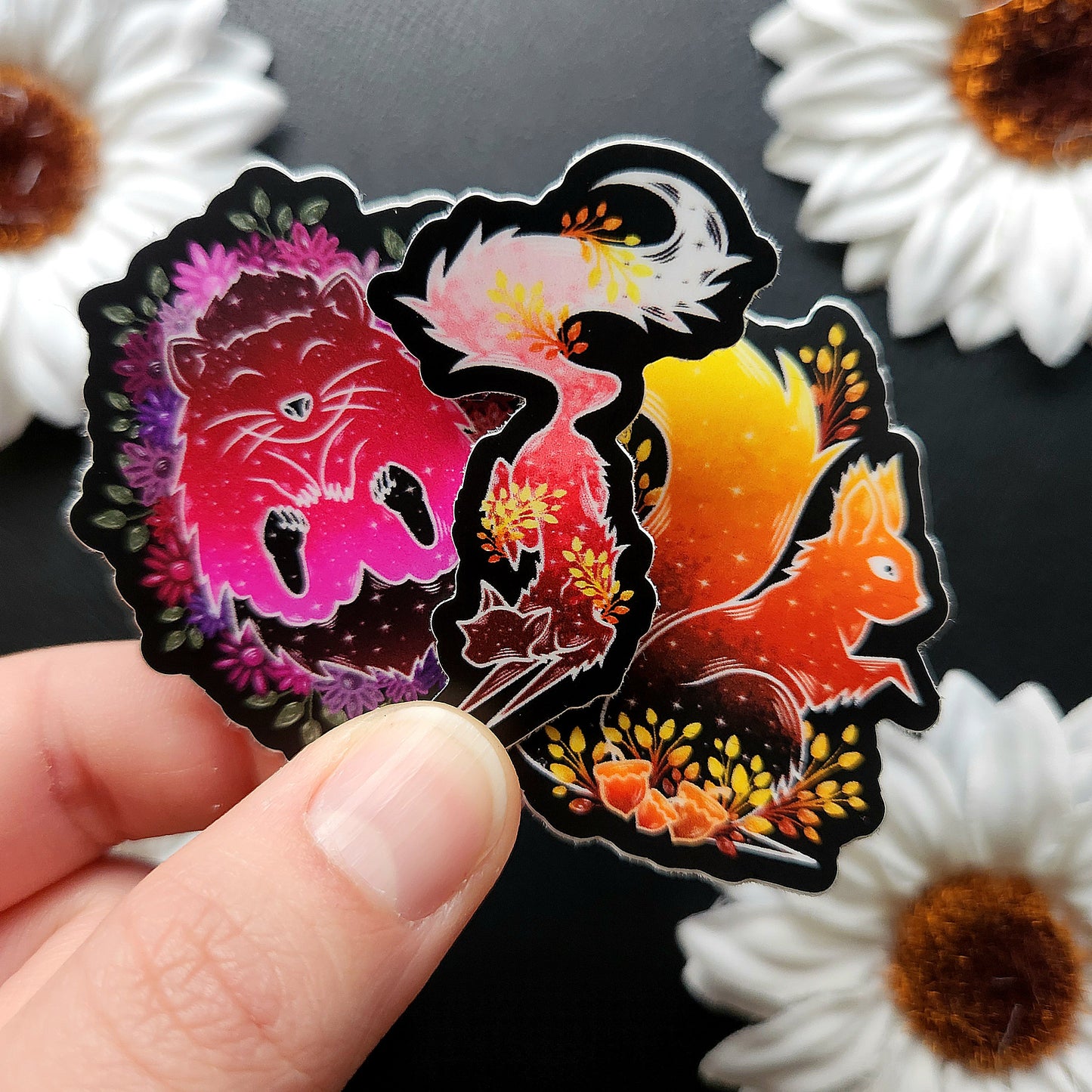 Autumn Critter November Mini 2-inch Sticker Club Bundle
