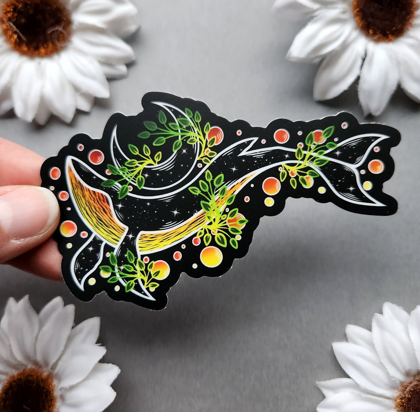 Humpback Whale 4×2.6-inch Matte Sticker