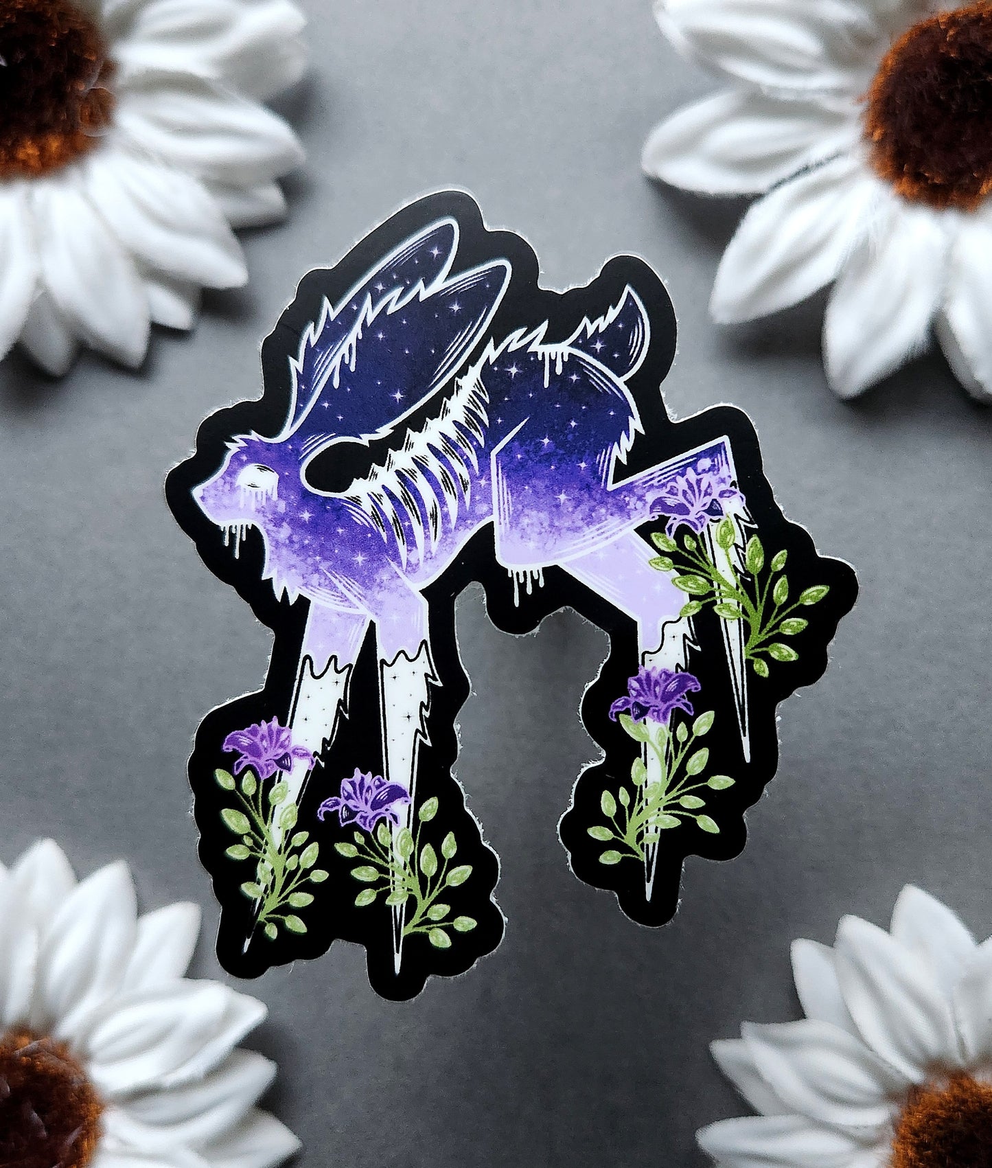 Gore Bunny Matte 2.5×3-Inch Sticker