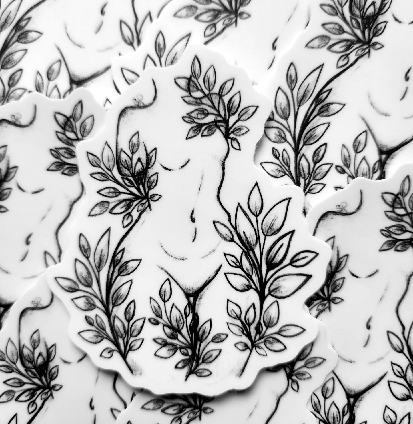 Leaf Woman 2.5x3-inch Matte Sticker