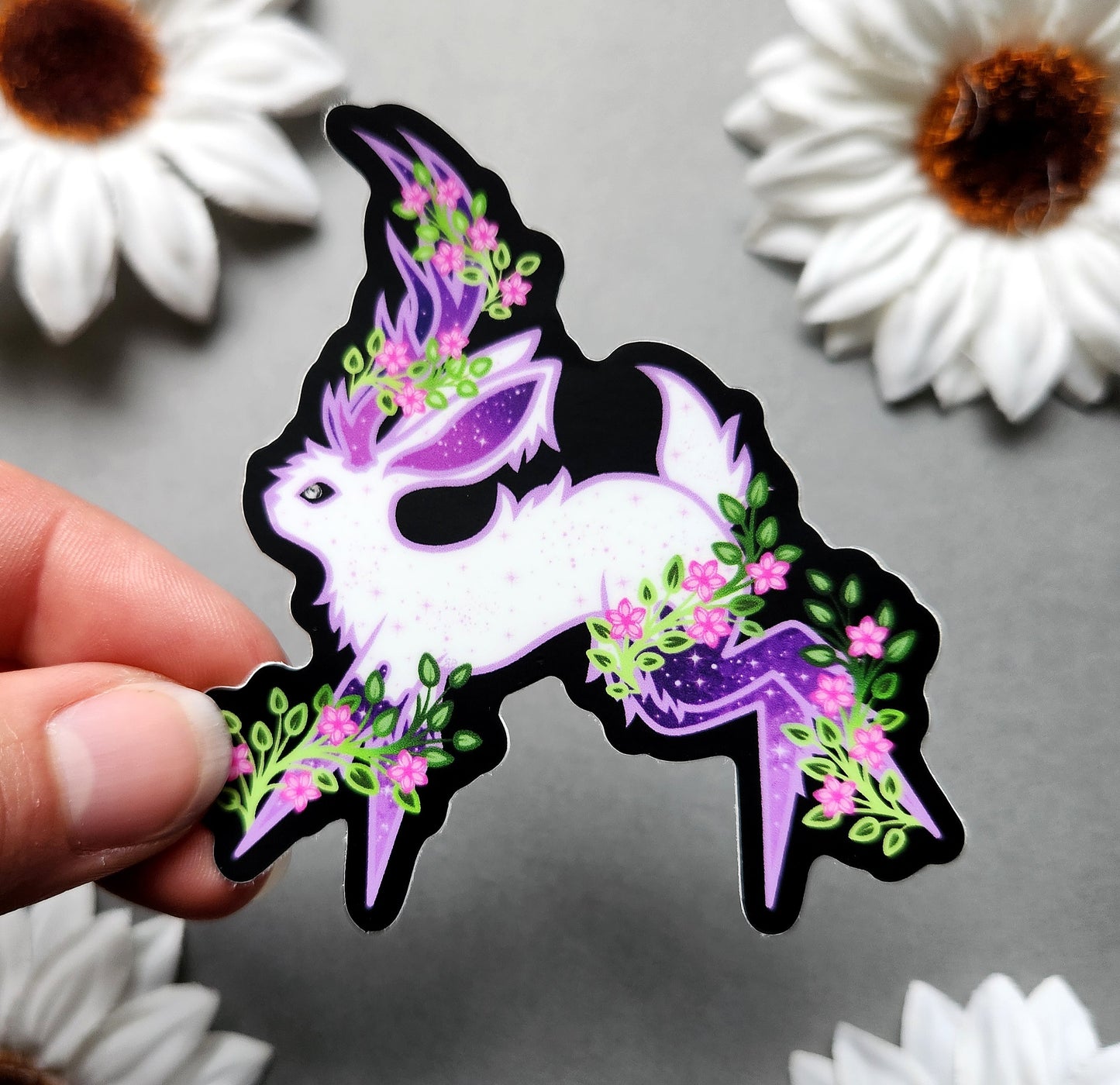 Twilight Jackalope 2.8x3-inch Matte Sticker