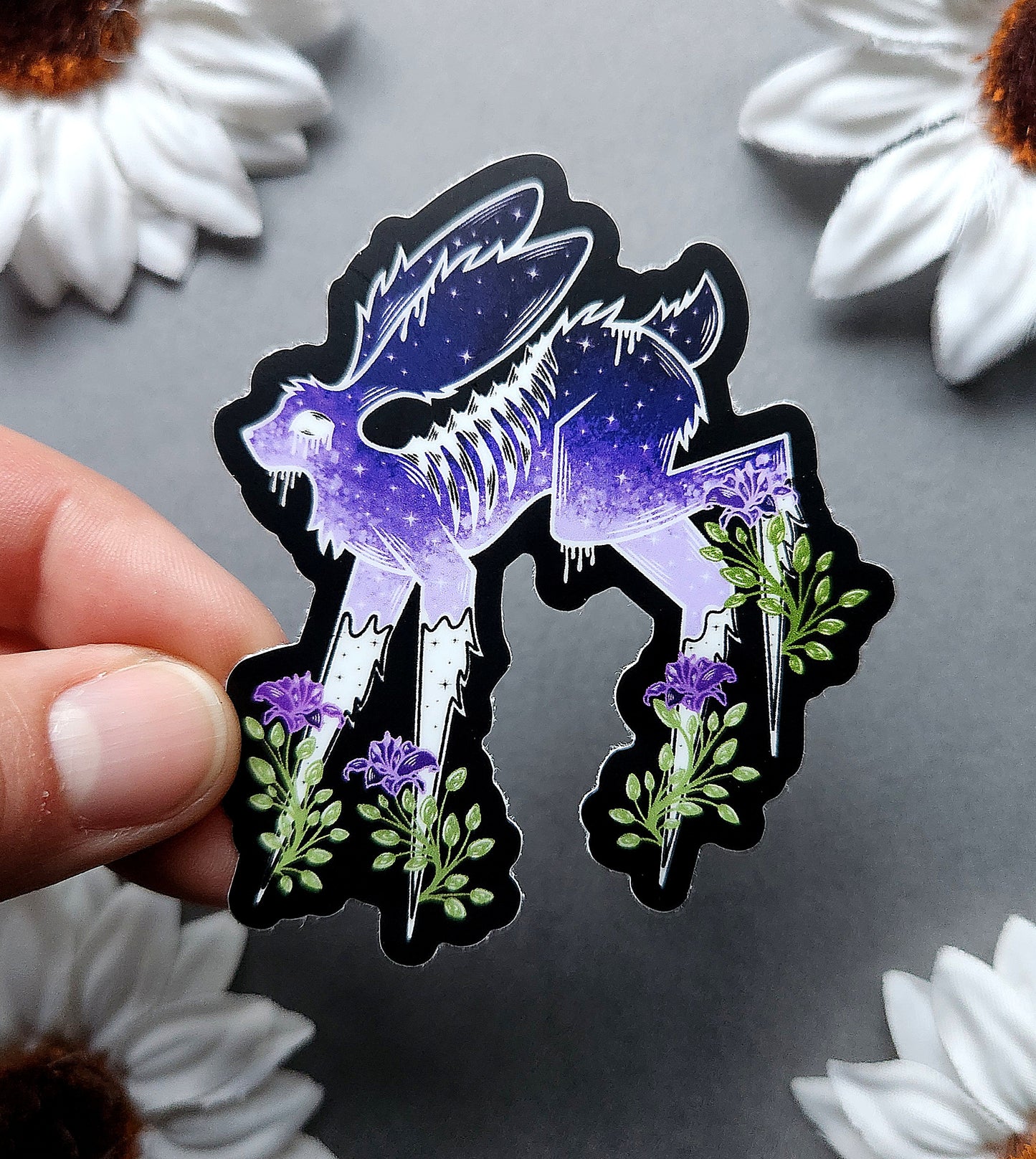 Gore Bunny Matte 2.5×3-Inch Sticker