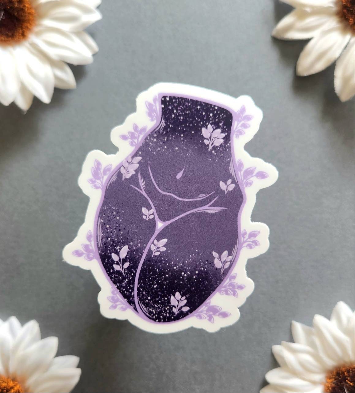 Lavender Woman Matte 2.6x3-inch Sticker