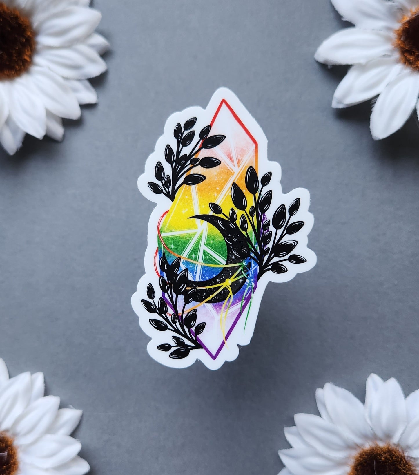 Pride Crystal Matte 2x3-inch Sticker