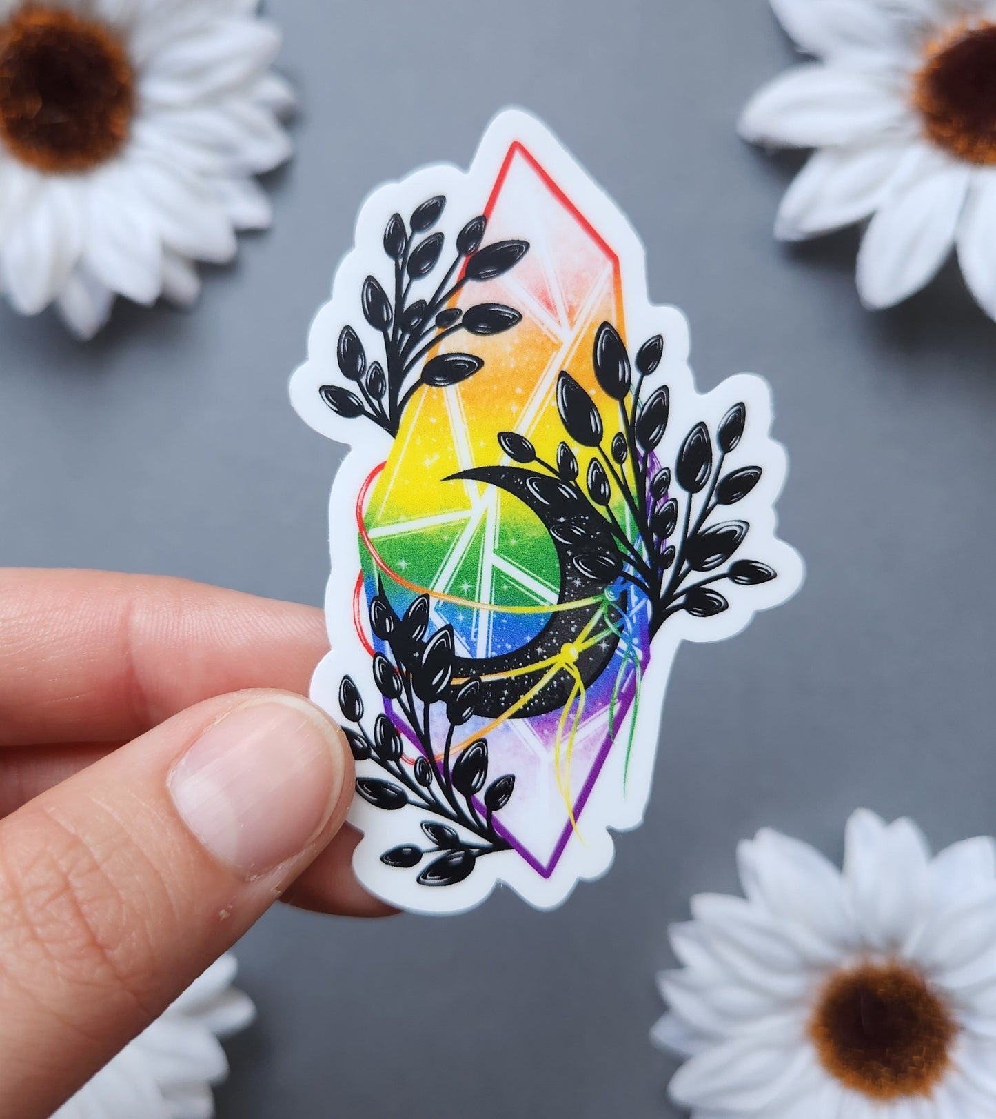Pride Crystal Matte 2x3-inch Sticker