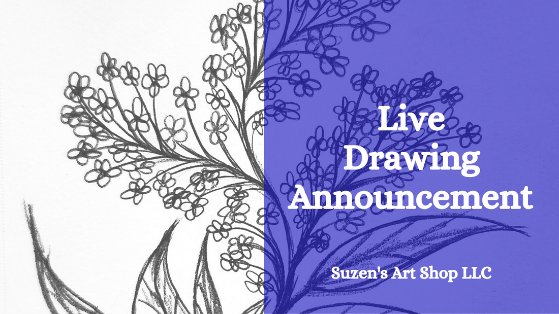 Live Drawing Video Announcement