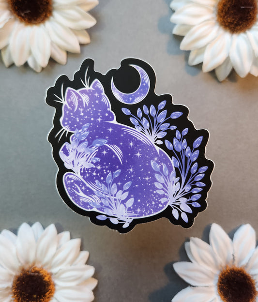 Plum Kitty 2.9x3-inch Matte Sticker