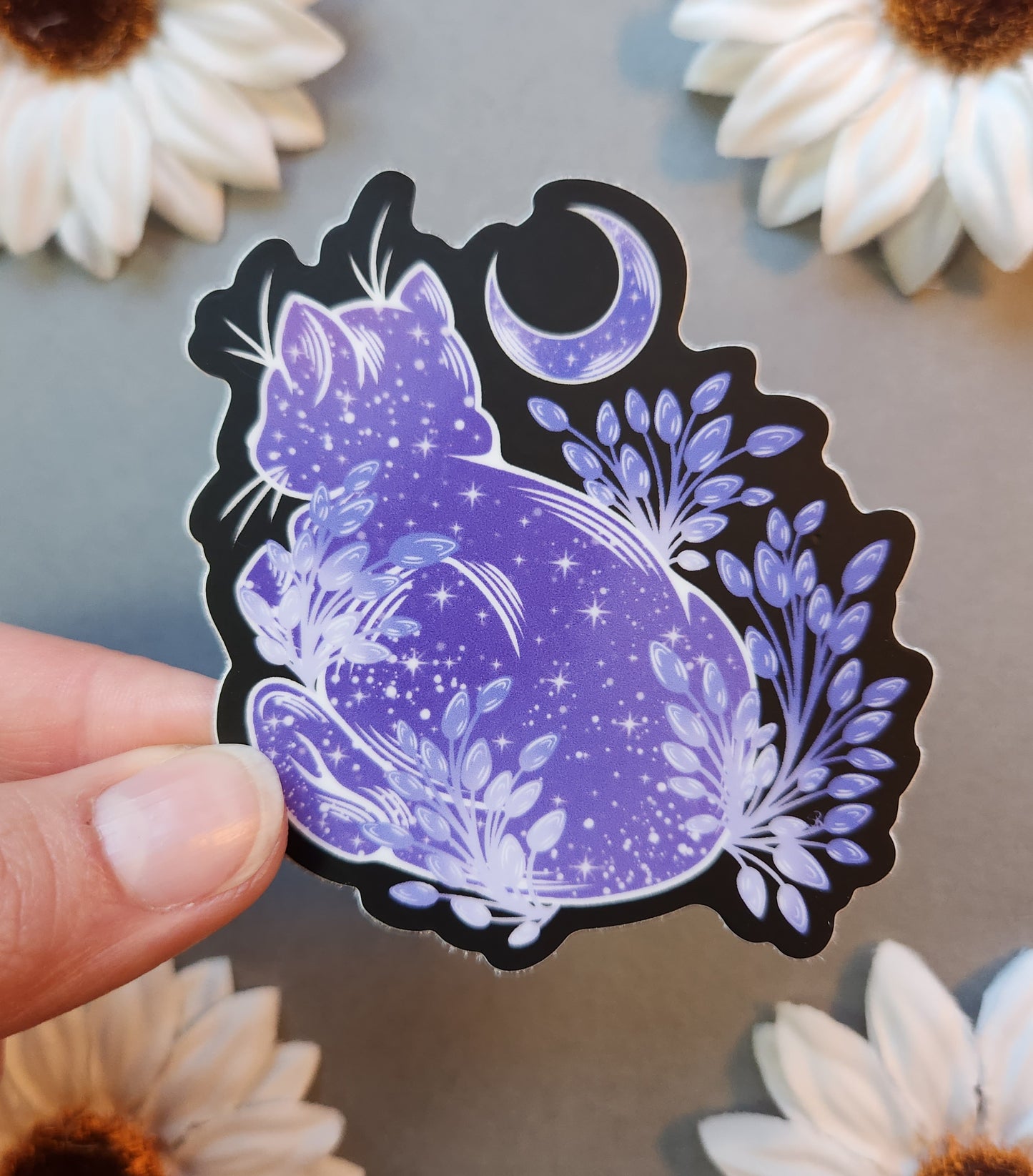 Plum Kitty 2.9x3-inch Matte Sticker