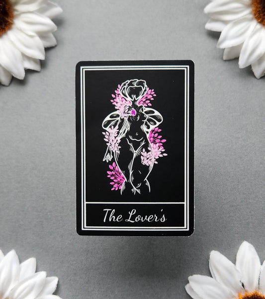 The Lover's Tarot Card 2x3-inch Sticker