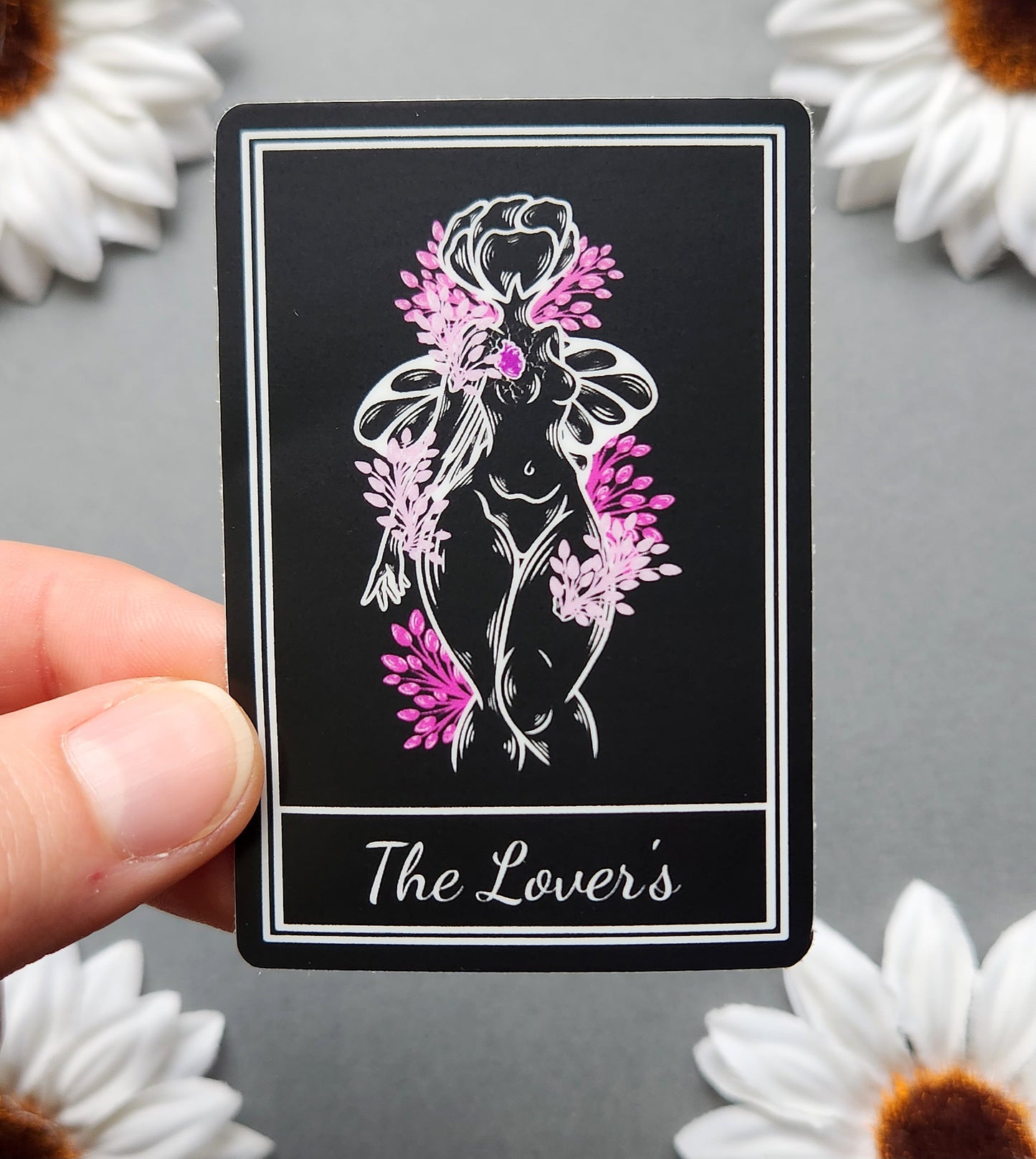 The Lover's Tarot Card 2x3-inch Sticker