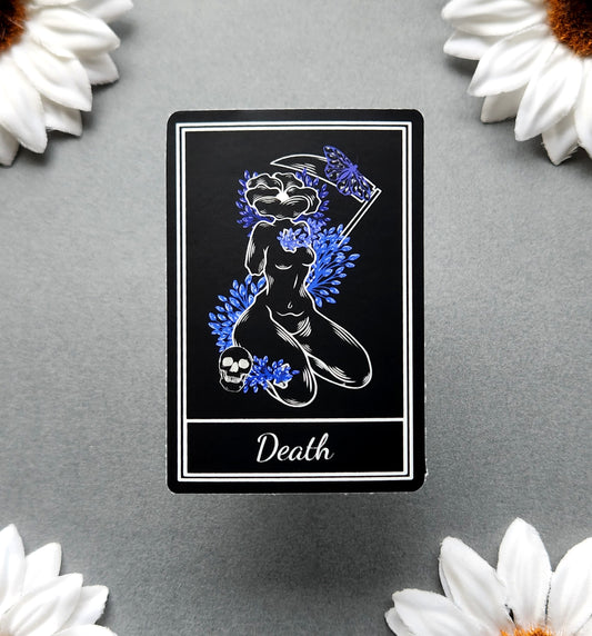 Death Tarot Card 2x3-inch Sticker