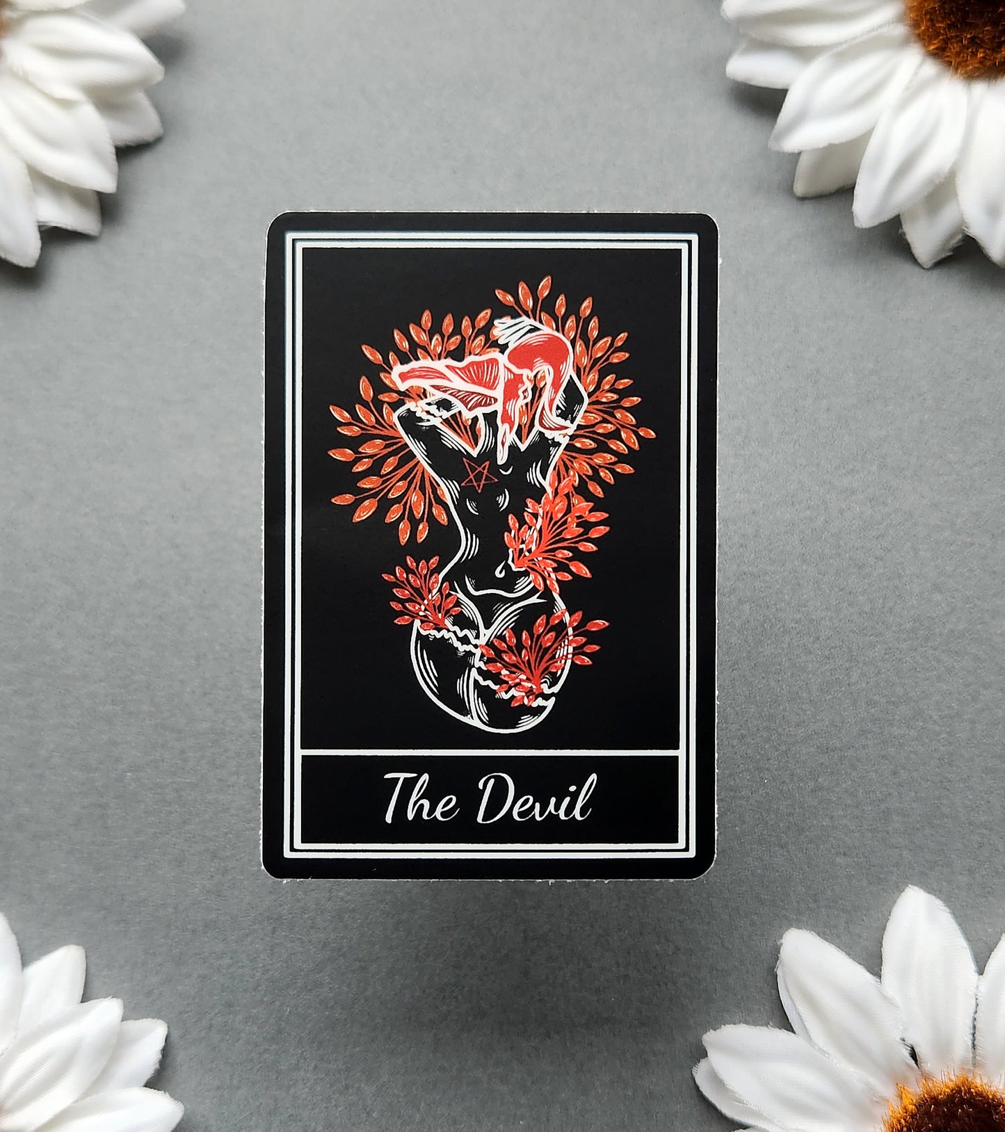 The Devil Tarot Card 2x3-inch Sticker