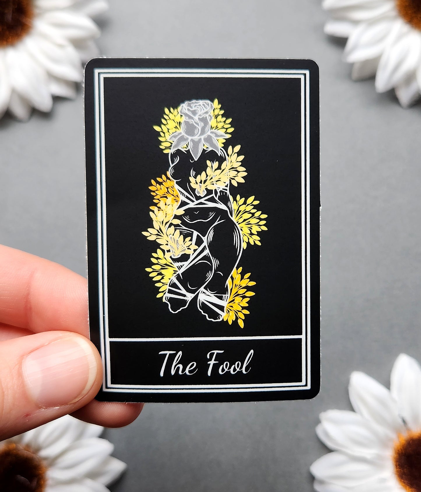 The Fool Tarot Card 2x3-inch Sticker