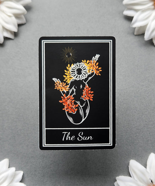 The Sun Tarot Card 2x3-inch Sticker