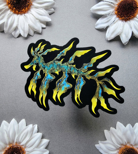 Leafy Seadragon 3×2.6-inch Matte Sticker