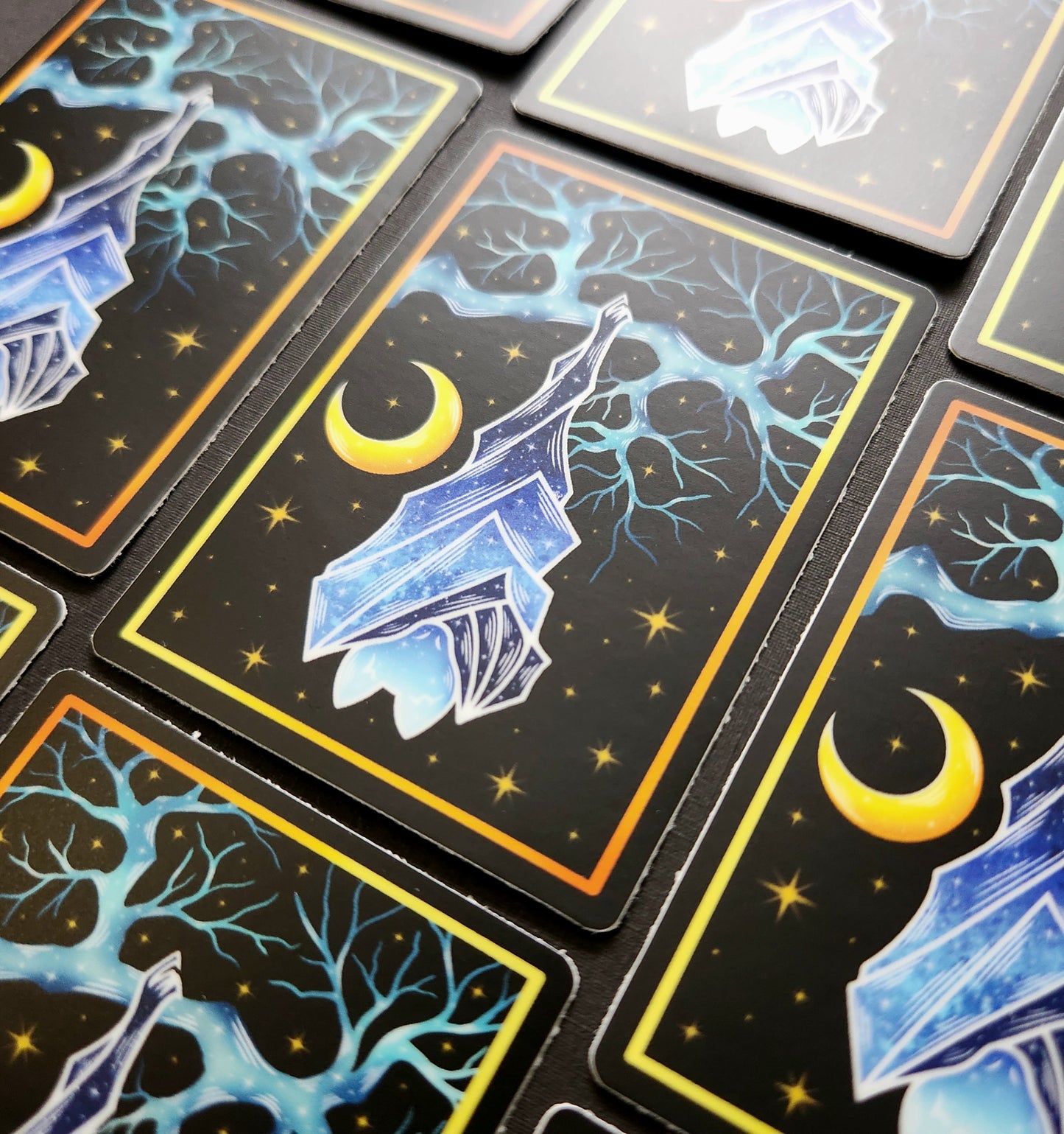 Sleeping Galaxy Bat Matte 2.2×3-Inch Sticker