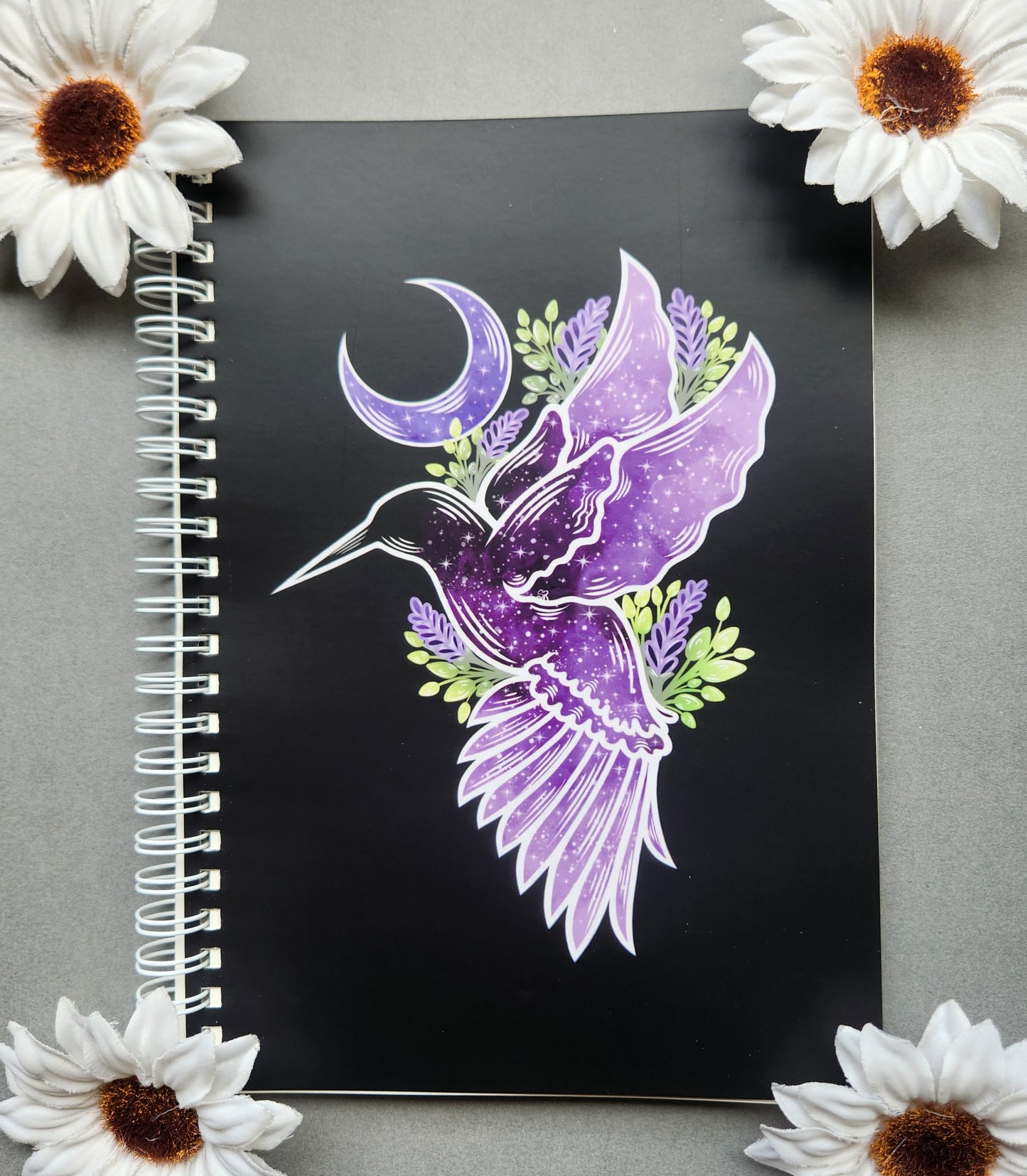 Lavender Hummingbird Sticker Book