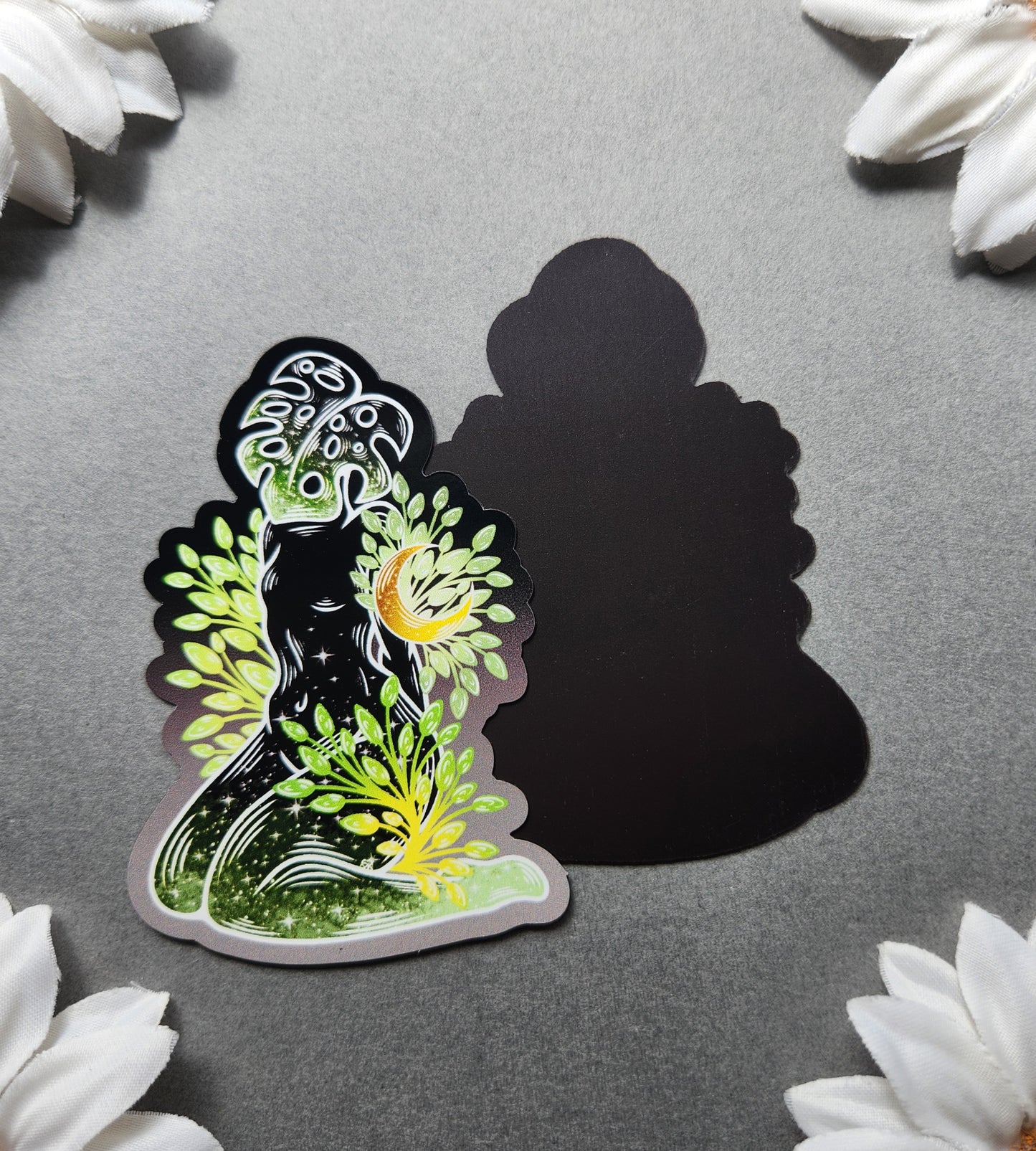 Magnet: Monstera Leafe Woman 2.1x3-inch Magnet