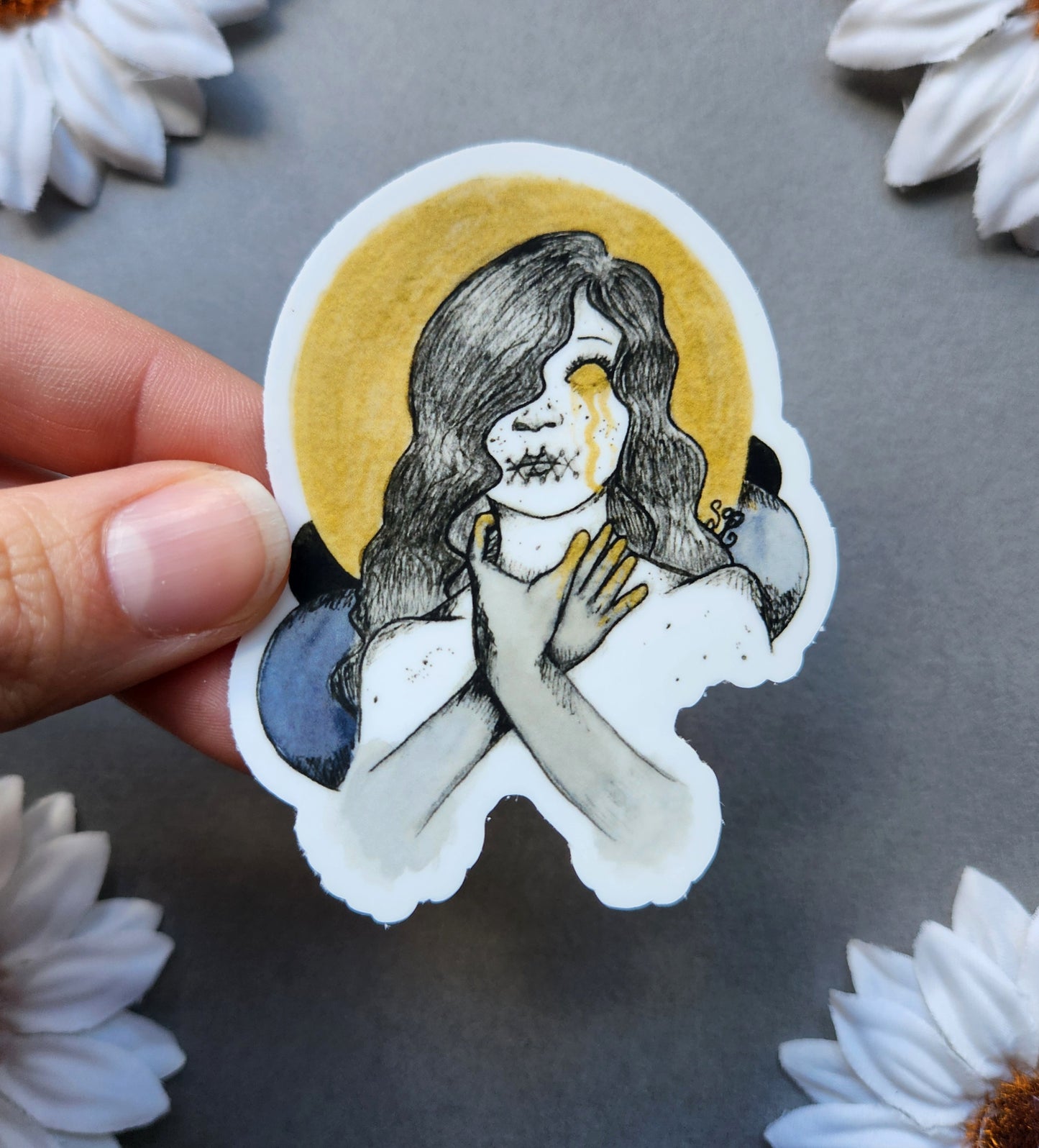 Cursed Rag Doll Matte 2.5×3-Inch Sticker