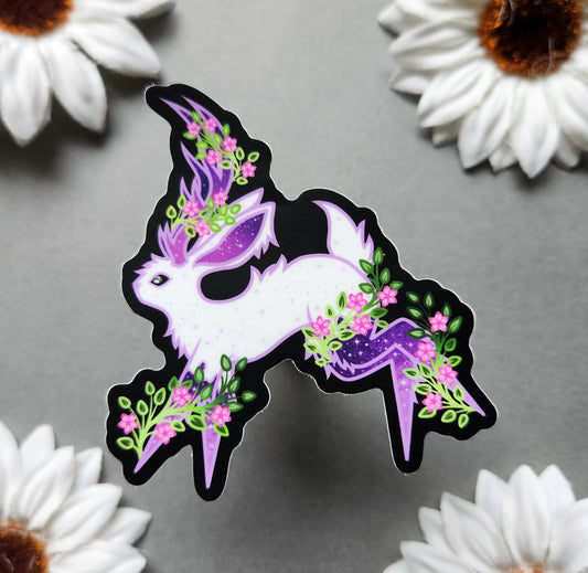 Twilight Jackalope 2.8x3-inch Matte Sticker