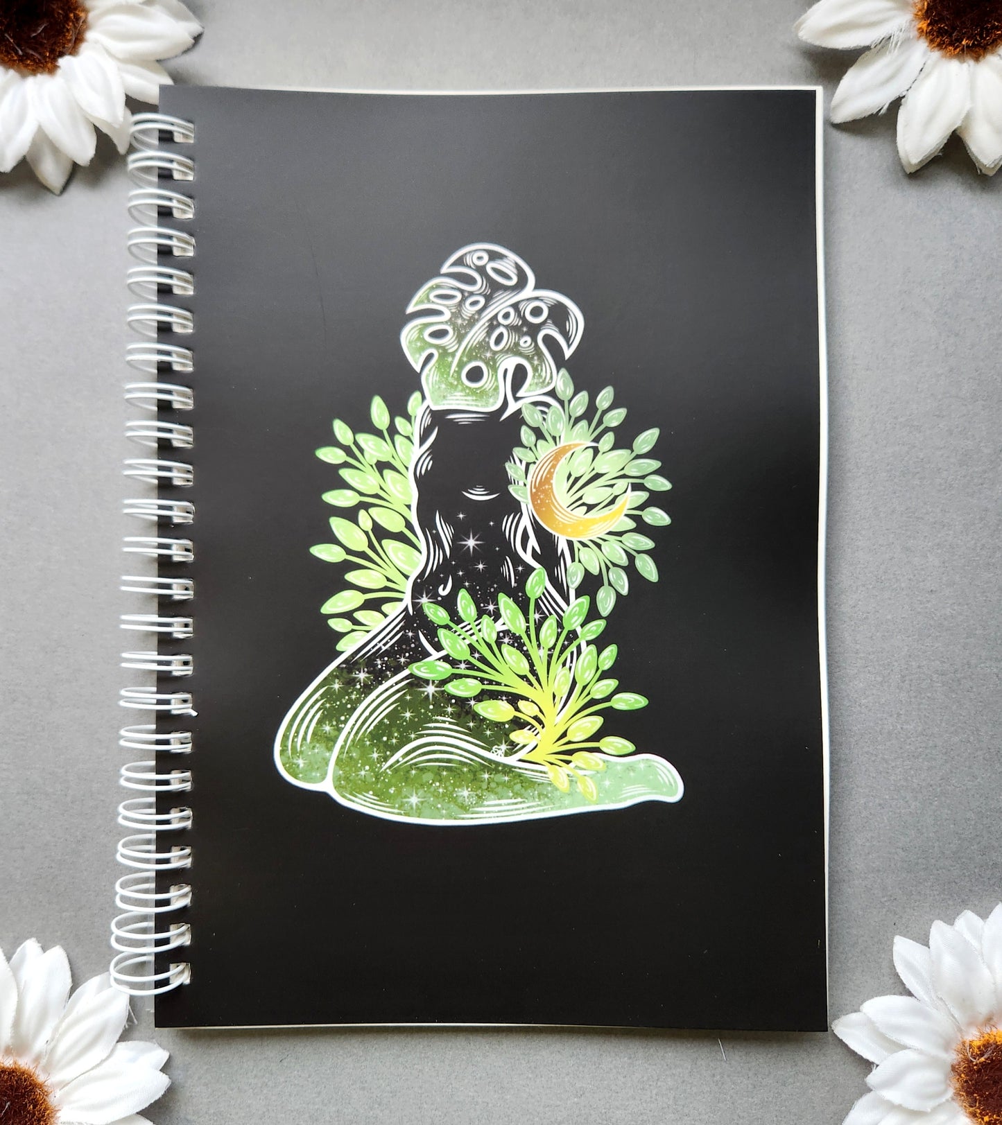 Monstera Leaf Woman Sticker Book