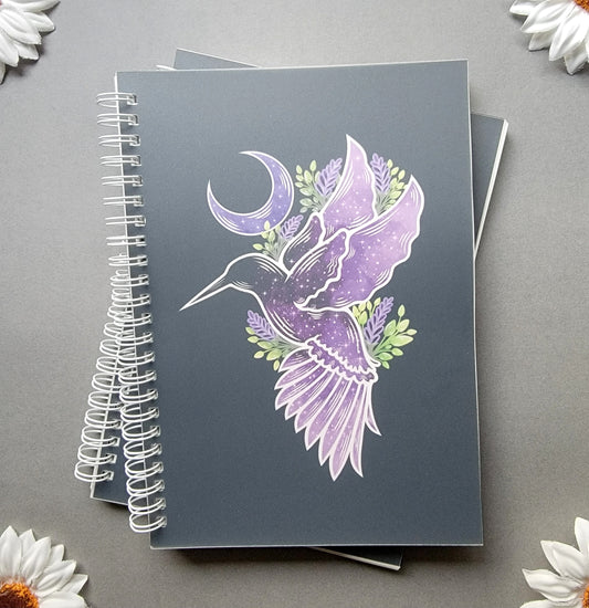 Lavender Hummingbird Sticker Book