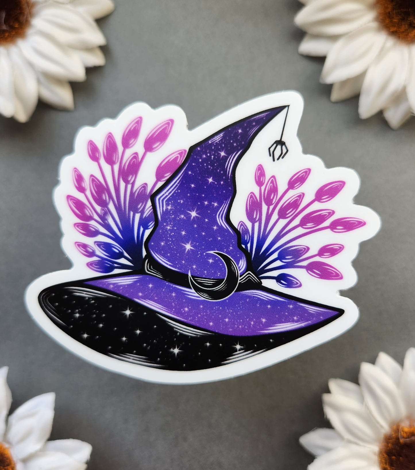 Witch Hat 3x2.9-inch Matte Sticker