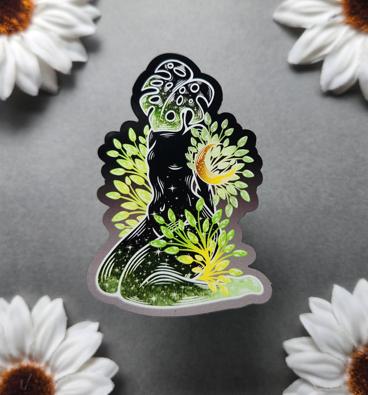 Magnet: Monstera Leafe Woman 2.1x3-inch Magnet