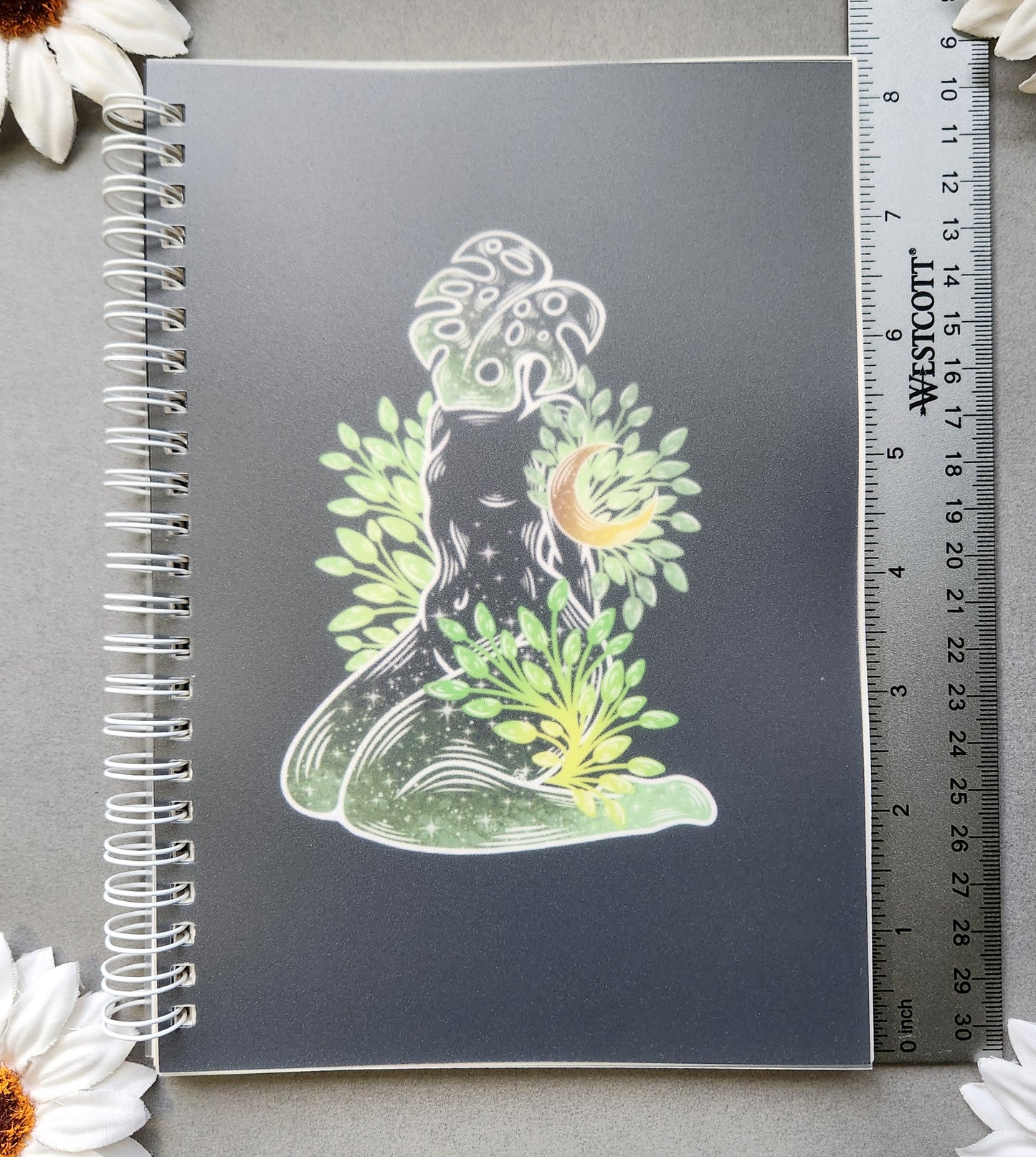 Monstera Leaf Woman Sticker Book